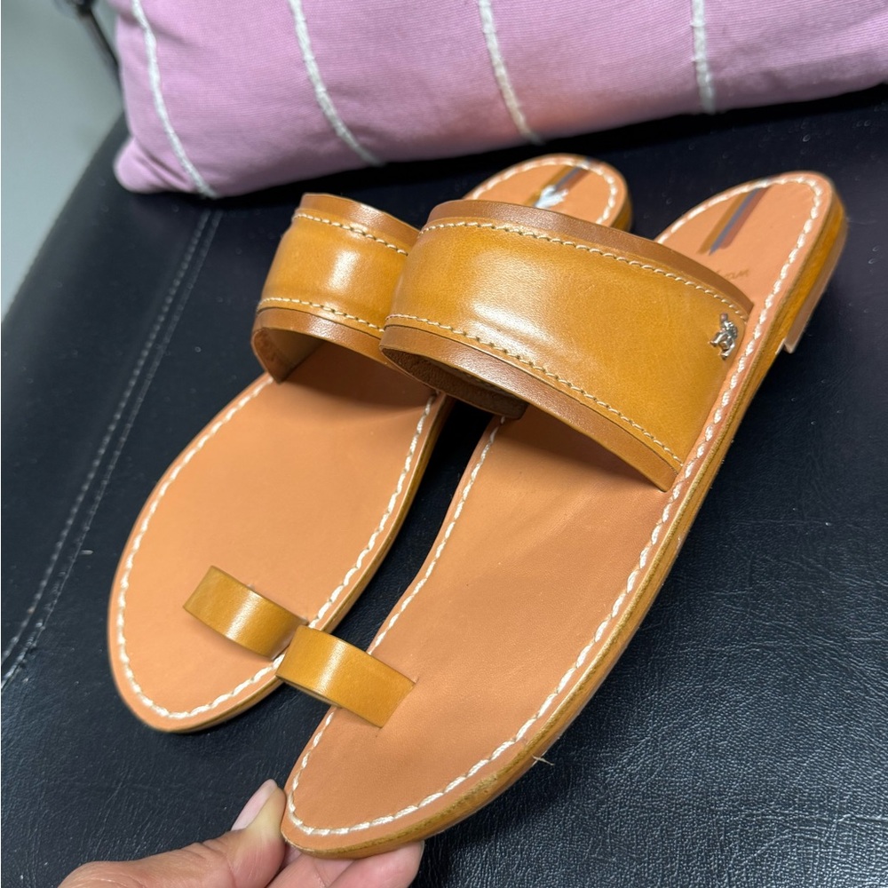 Sam Edelman Brown Leather Slides